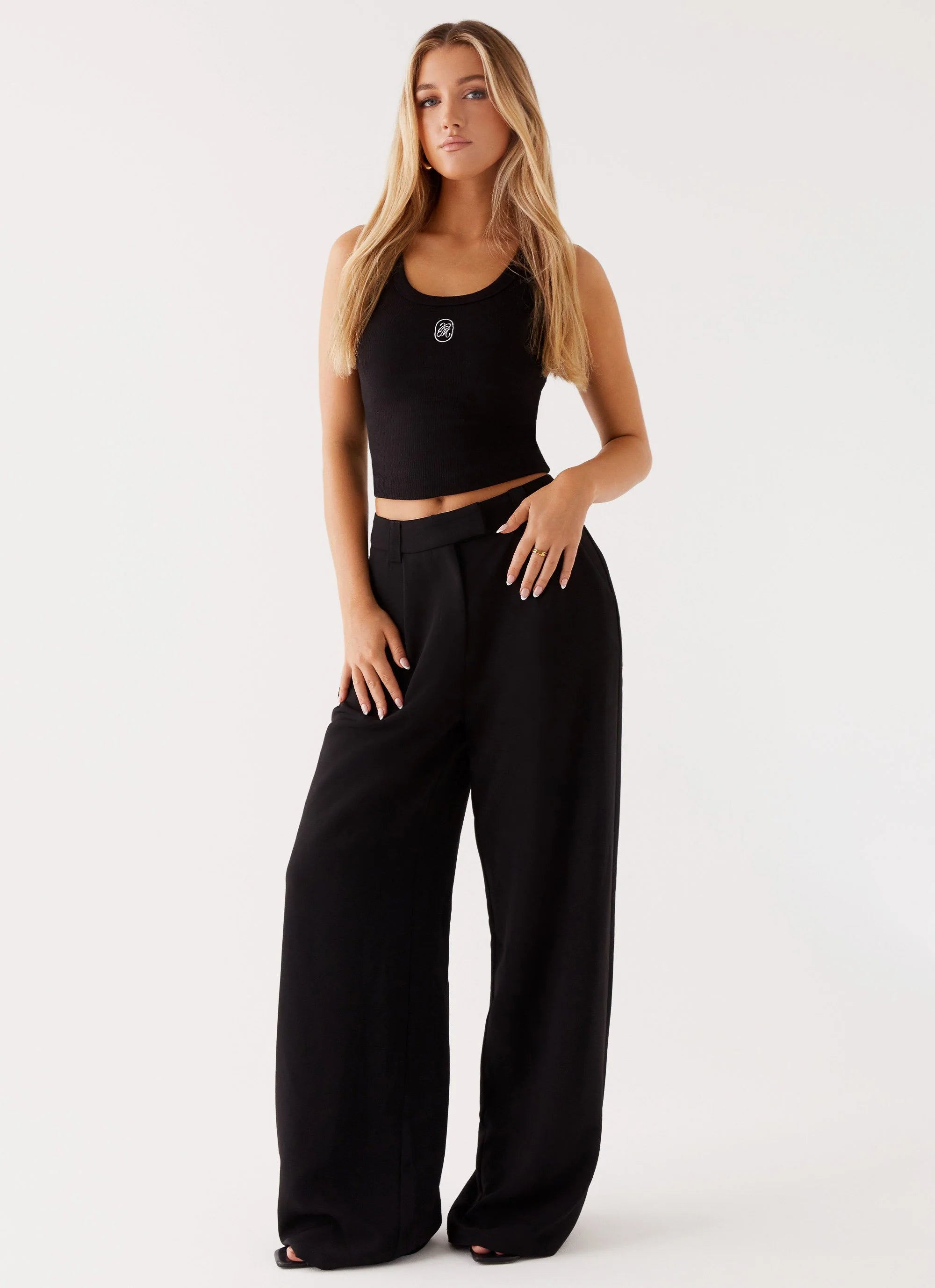 Midnight City Suit Pants - Black