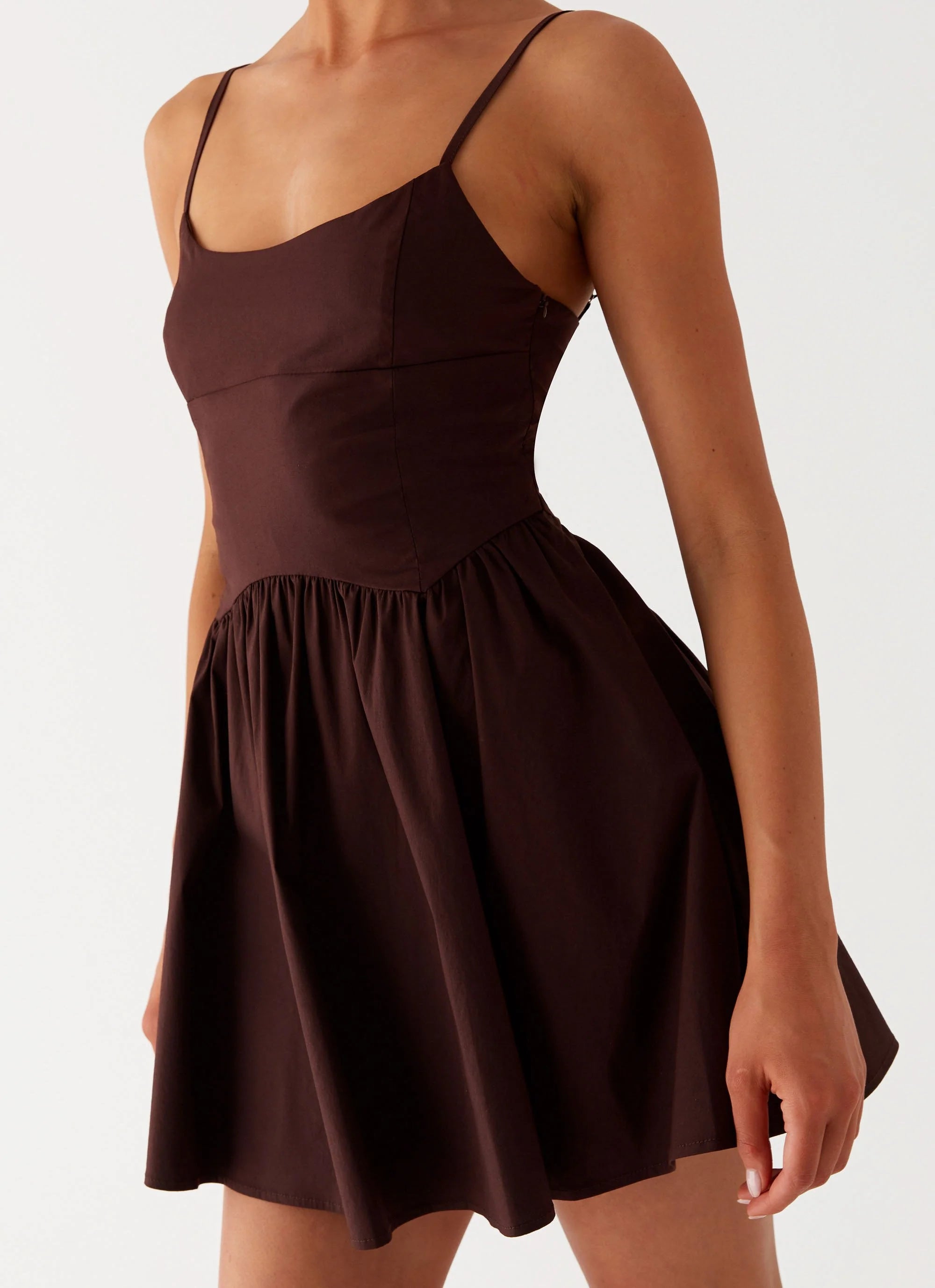 Tesoro Mio Mini Dress - Chocolate