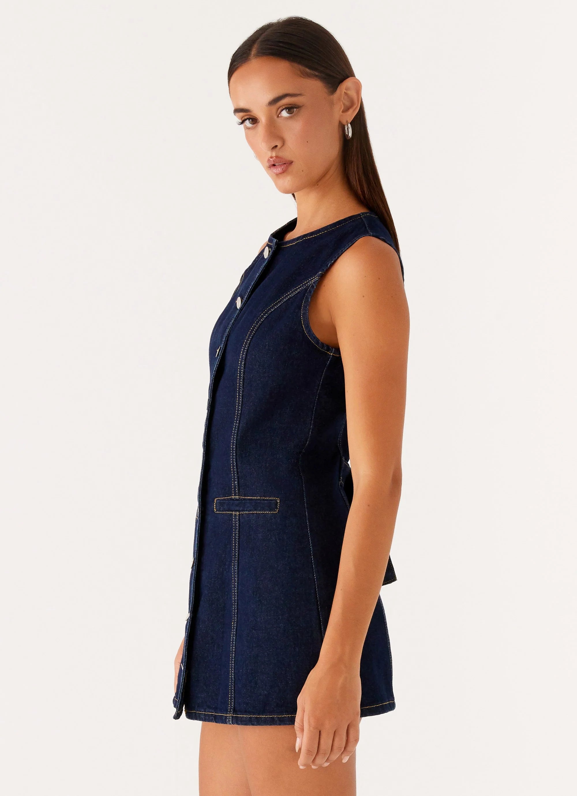 Dolton Mini Dress - Indigo