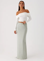 Maeve Maxi Skirt - Mint