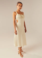 Avery Midi Dress - Ivory