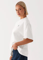 Carefree Monogram T-Shirt - White