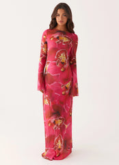 Lorde Maxi Dress - Orchid Pink