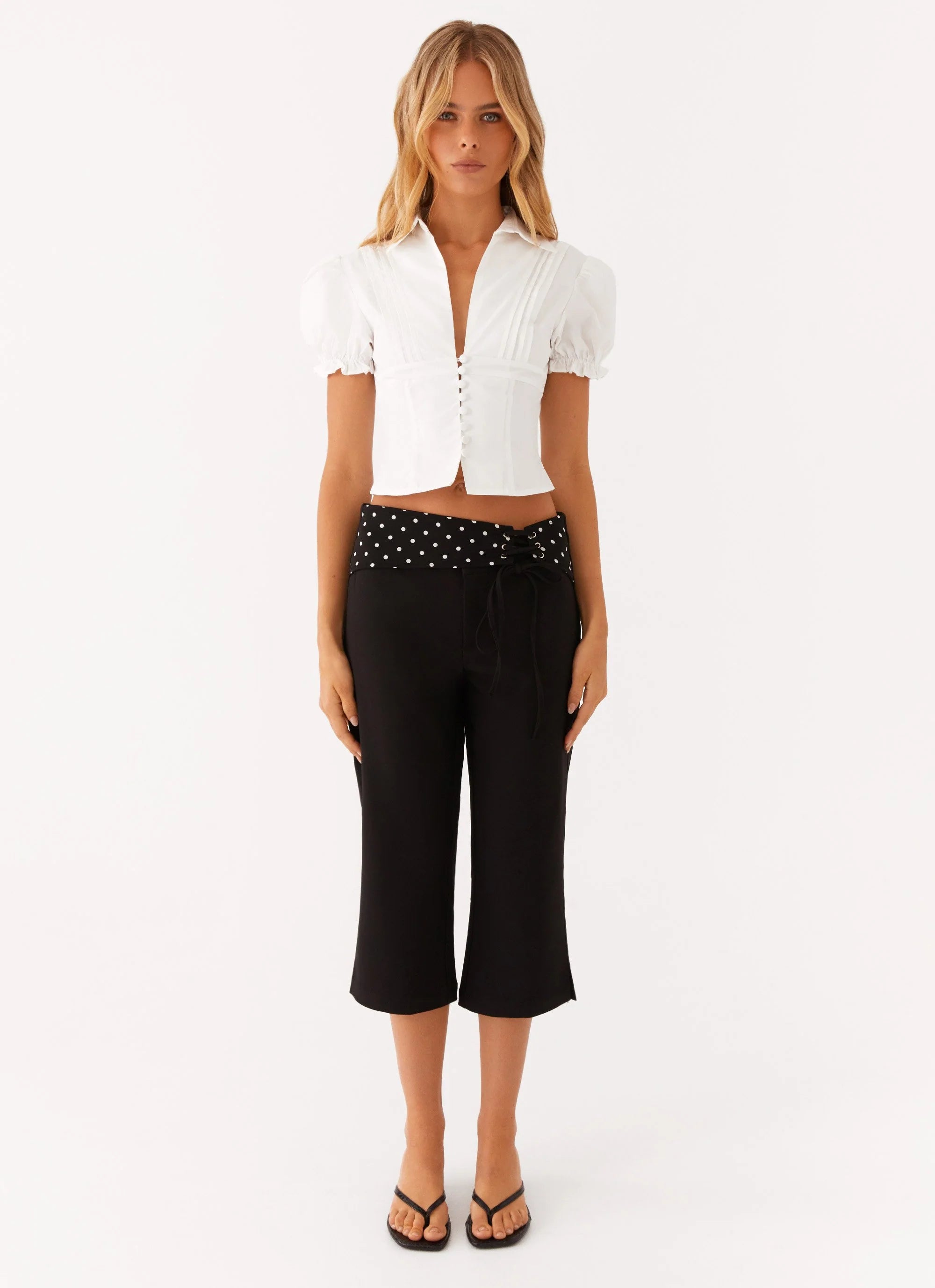 Hadid Capri Pants - Black