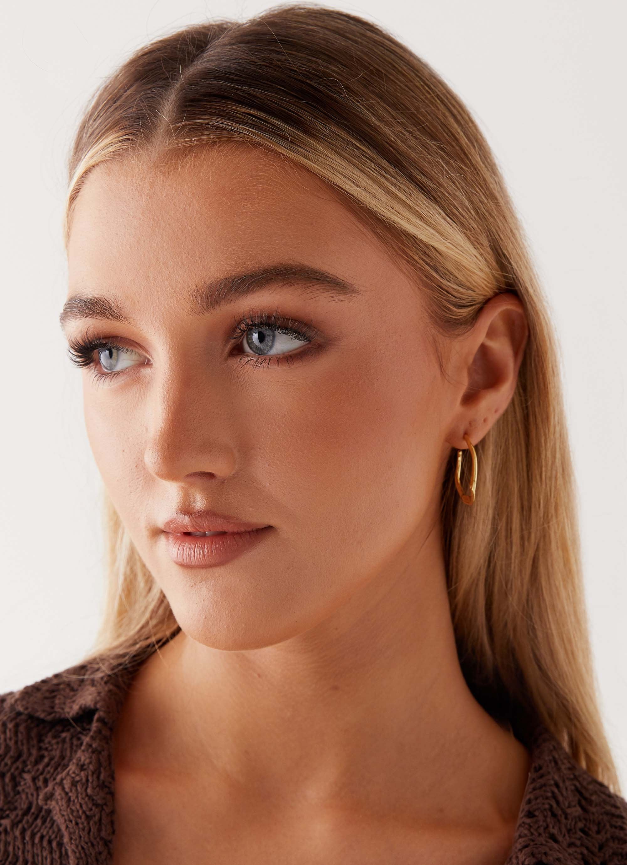 Etta Hoop Earrings - Gold