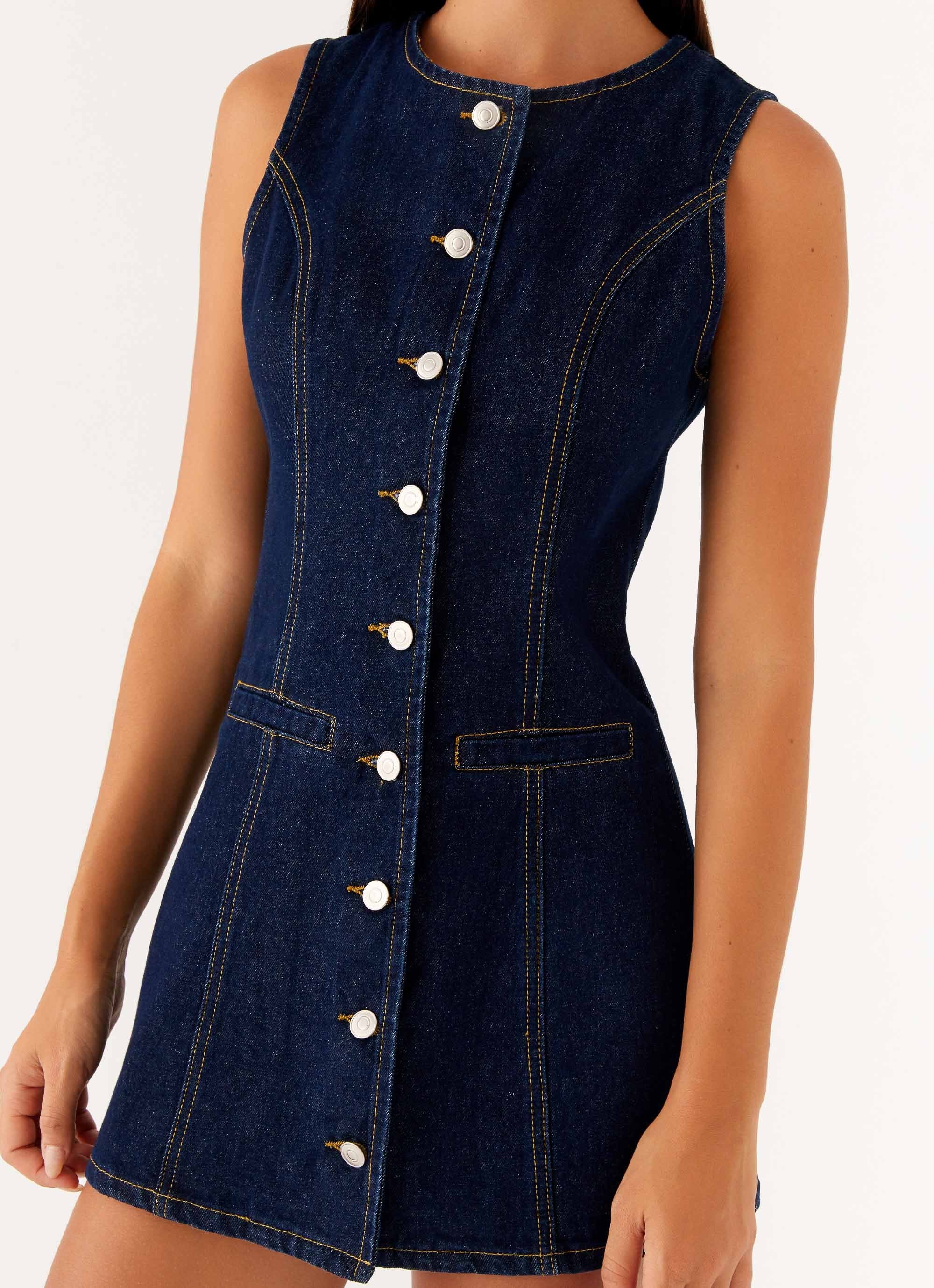 Dolton Mini Dress - Indigo