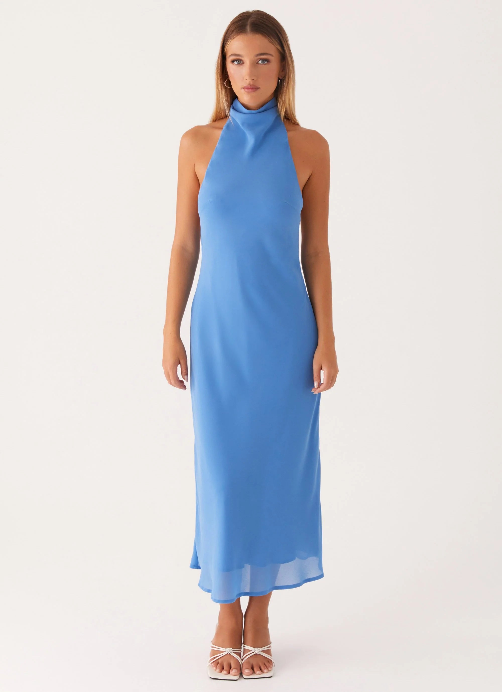 Shelly Midi Dress - Azure