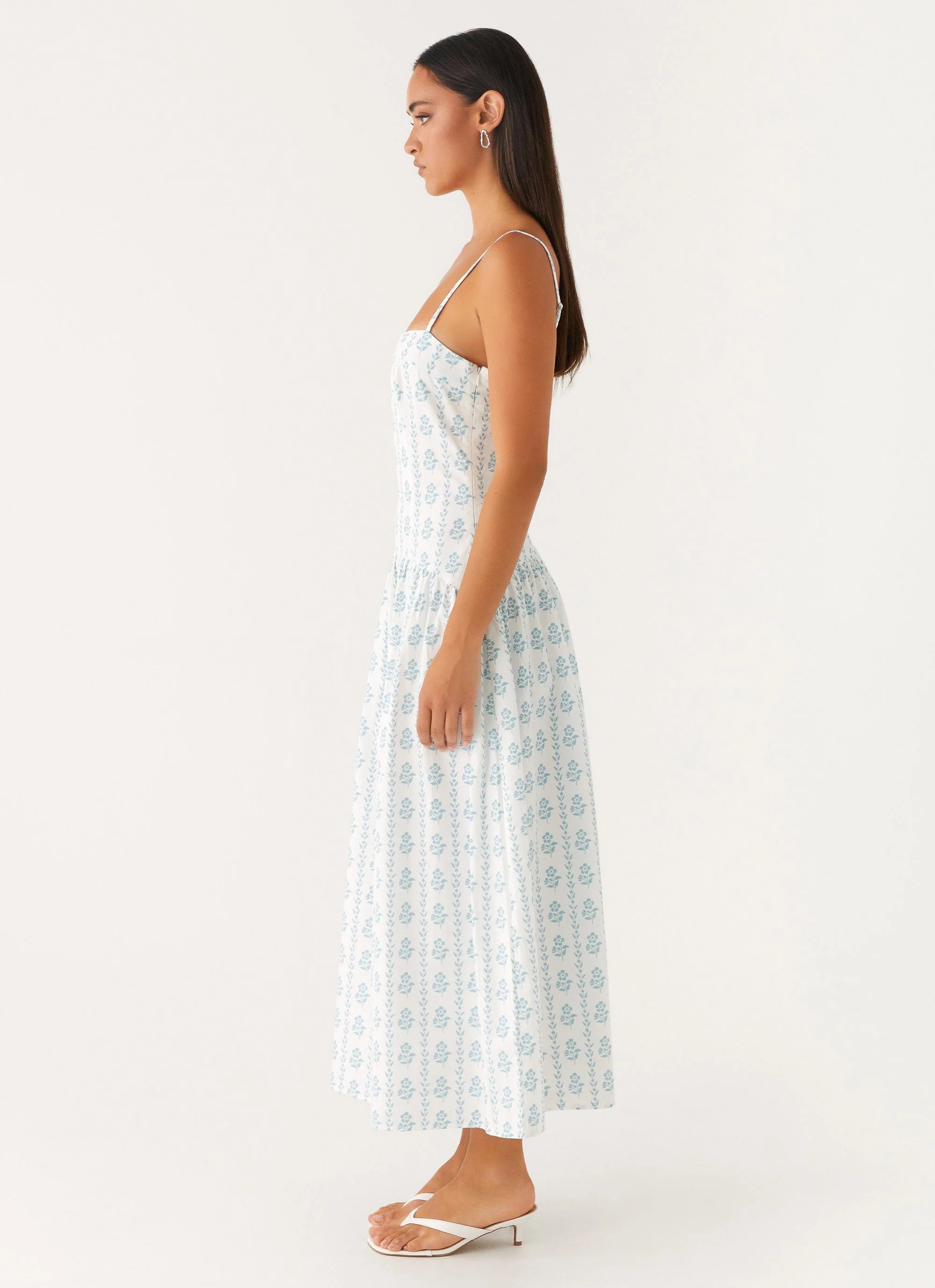 Amelie Midi Dress - Sweet Daydream Print