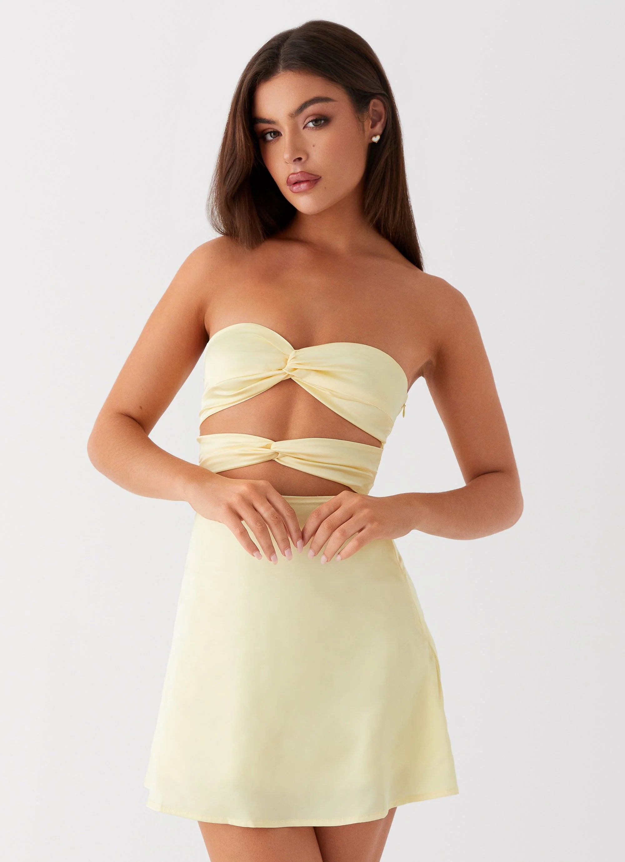 Tianna Mini Dress - Yellow