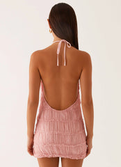 Aullie Mini Dress - Pink