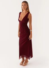 Murphy Maxi Dress - Deep Maroon