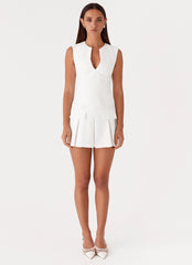 Cassia Mini Dress - White