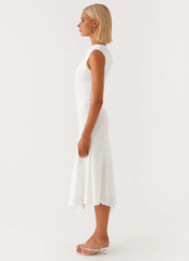 Byron Midi Dress - White