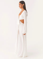 Coastal Maxi Dress - White