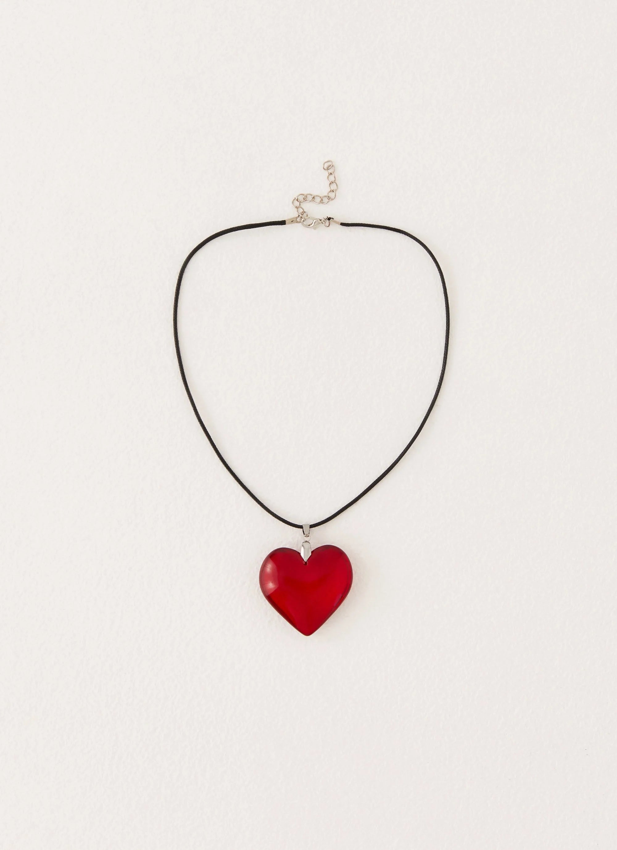 Saint Heart Necklace - Red