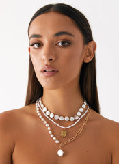 Minnie Necklace - Pearl